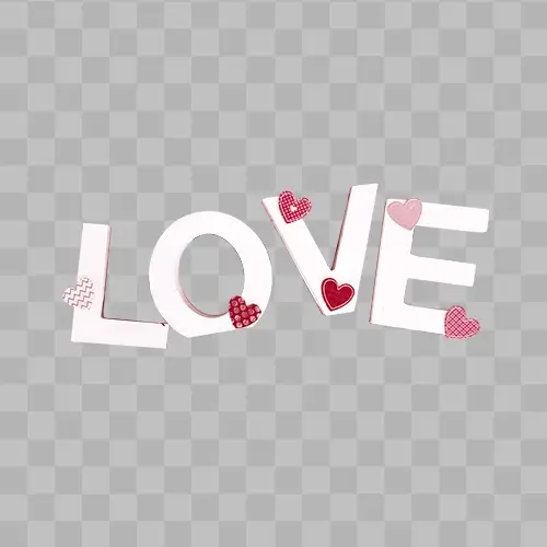 Download Love Free PNG text image